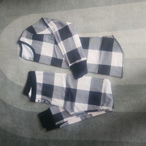 Plaid PJ set